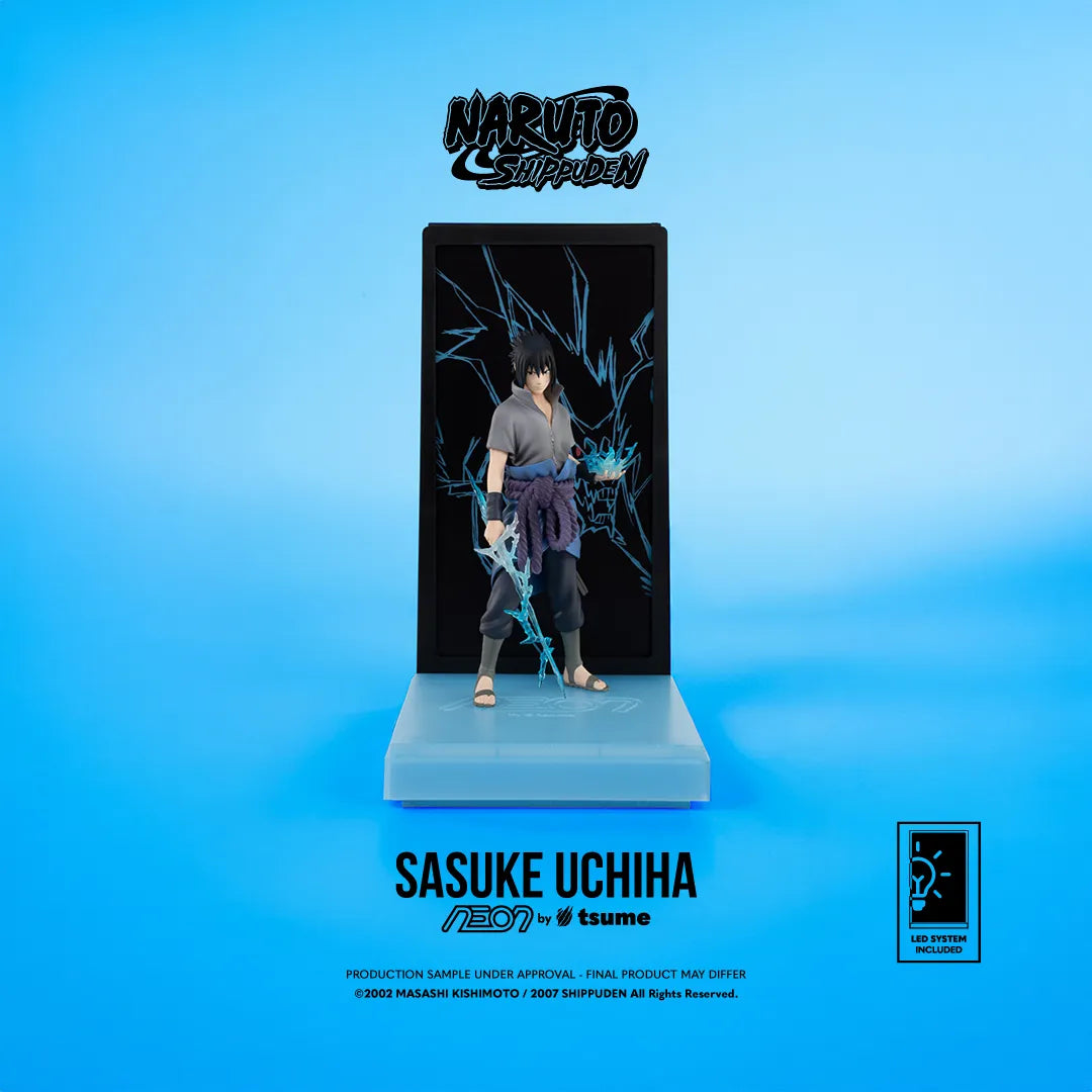 Naruto Neon Figura 1/9 Sasuke Uchiha 25 cm