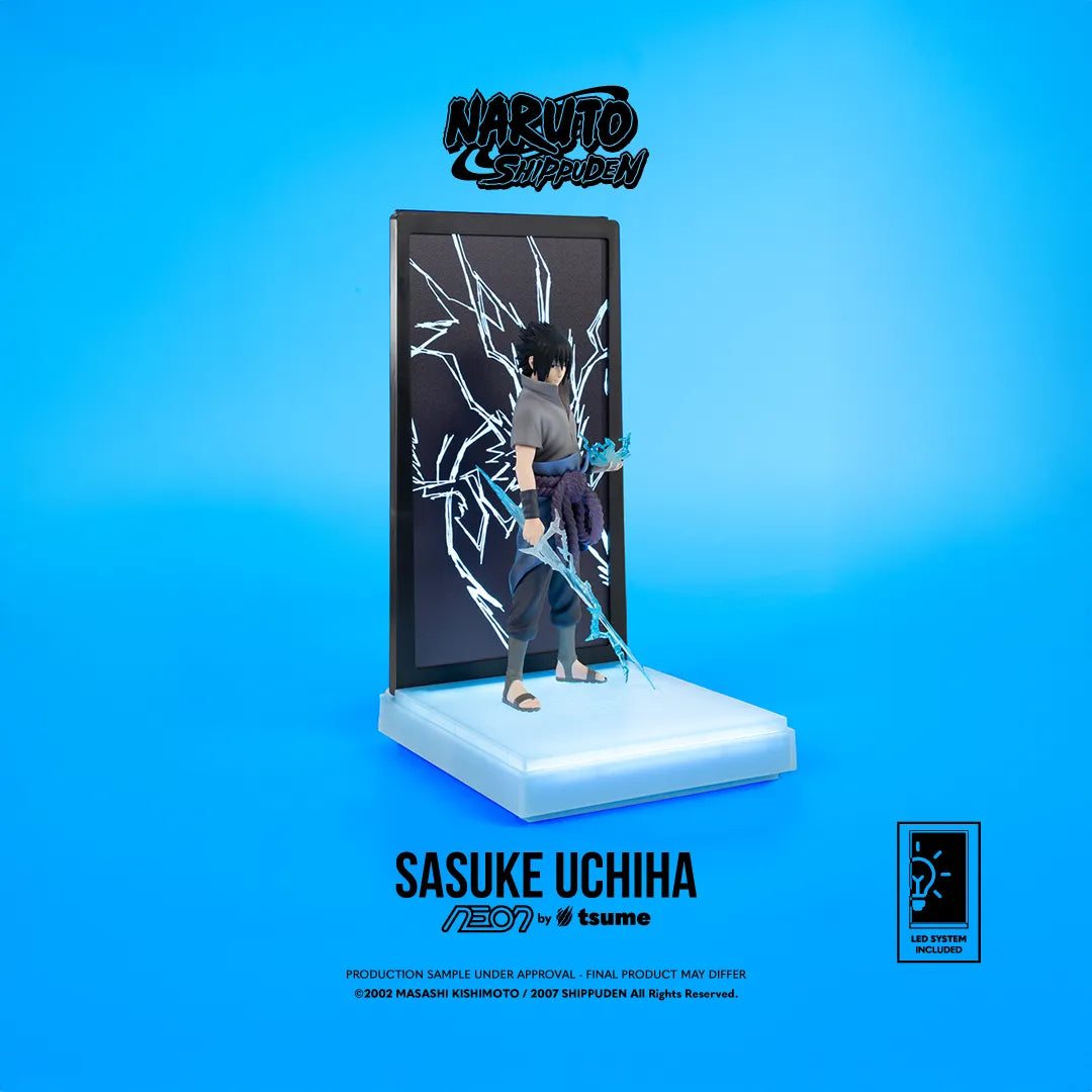 Naruto Neon Figura 1/9 Sasuke Uchiha 25 cm