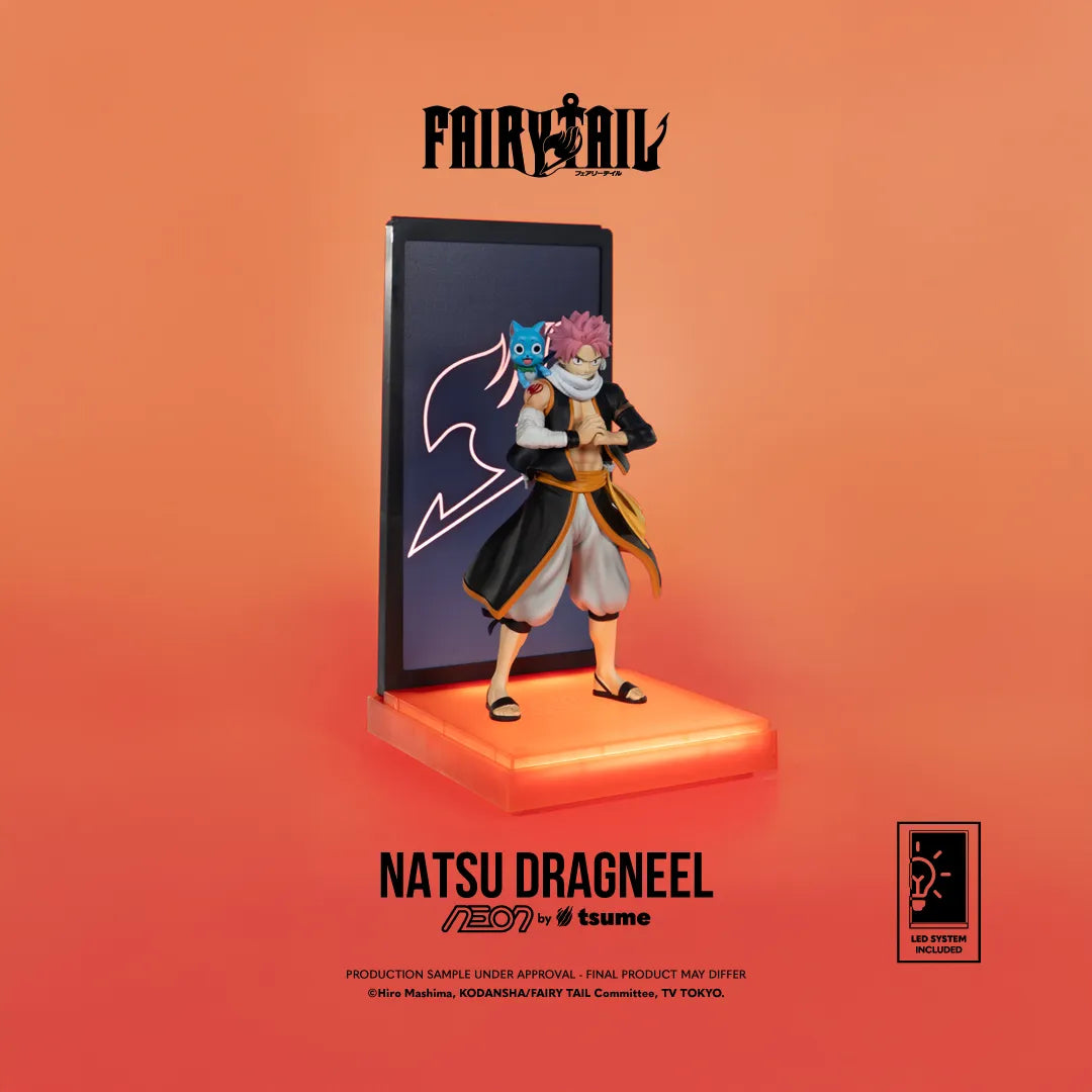 Fairy Tail Neon Figura 1/9 Natsu Dragneel 25 cm