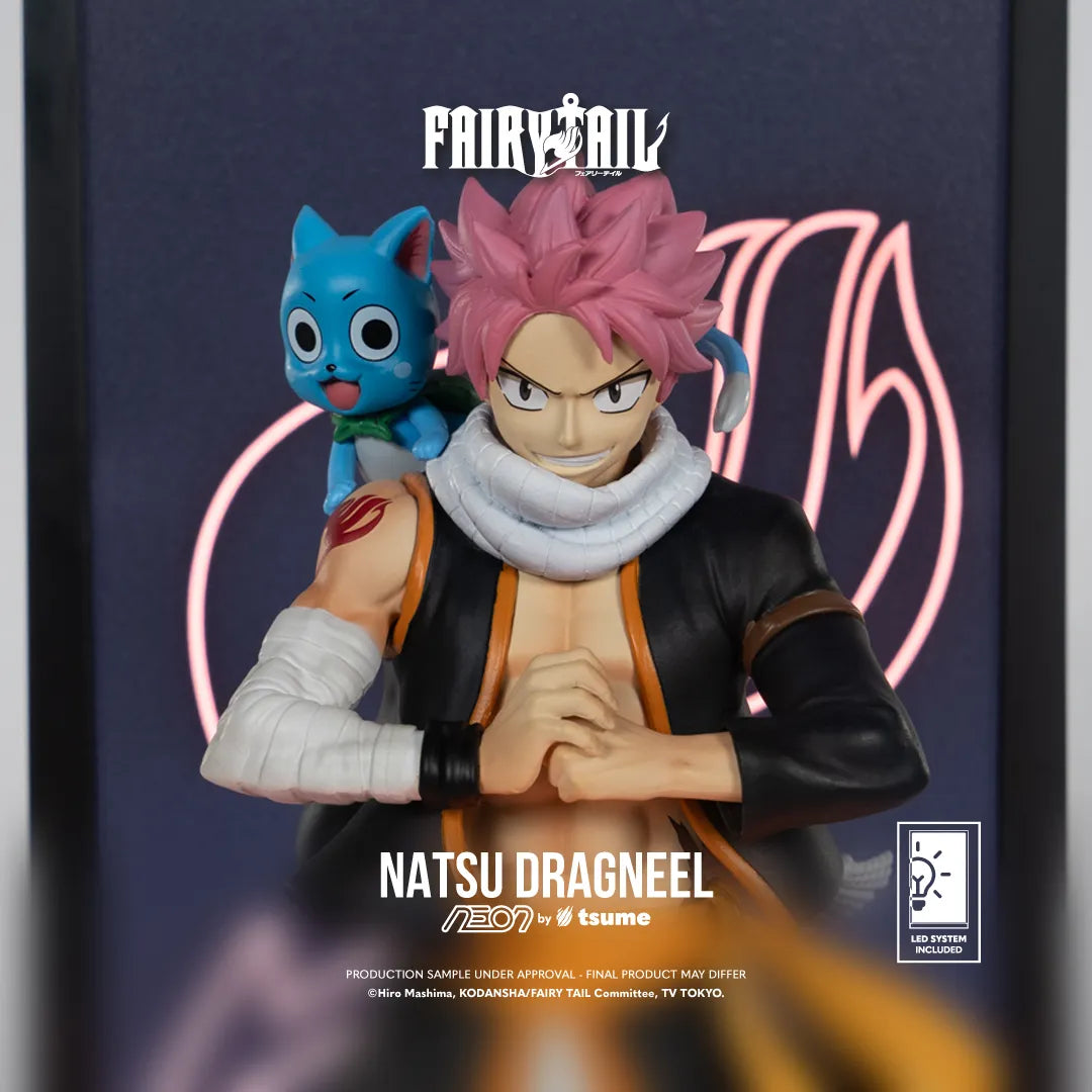 Fairy Tail Neon Figura 1/9 Natsu Dragneel 25 cm