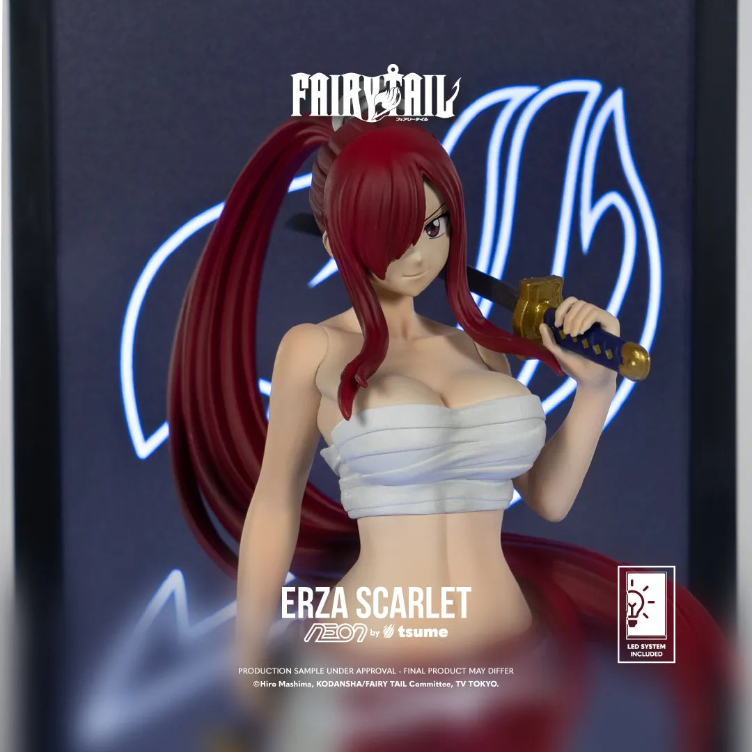 Fairy Tail Neon Figura 1/9 Erza Scarlet 25 cm