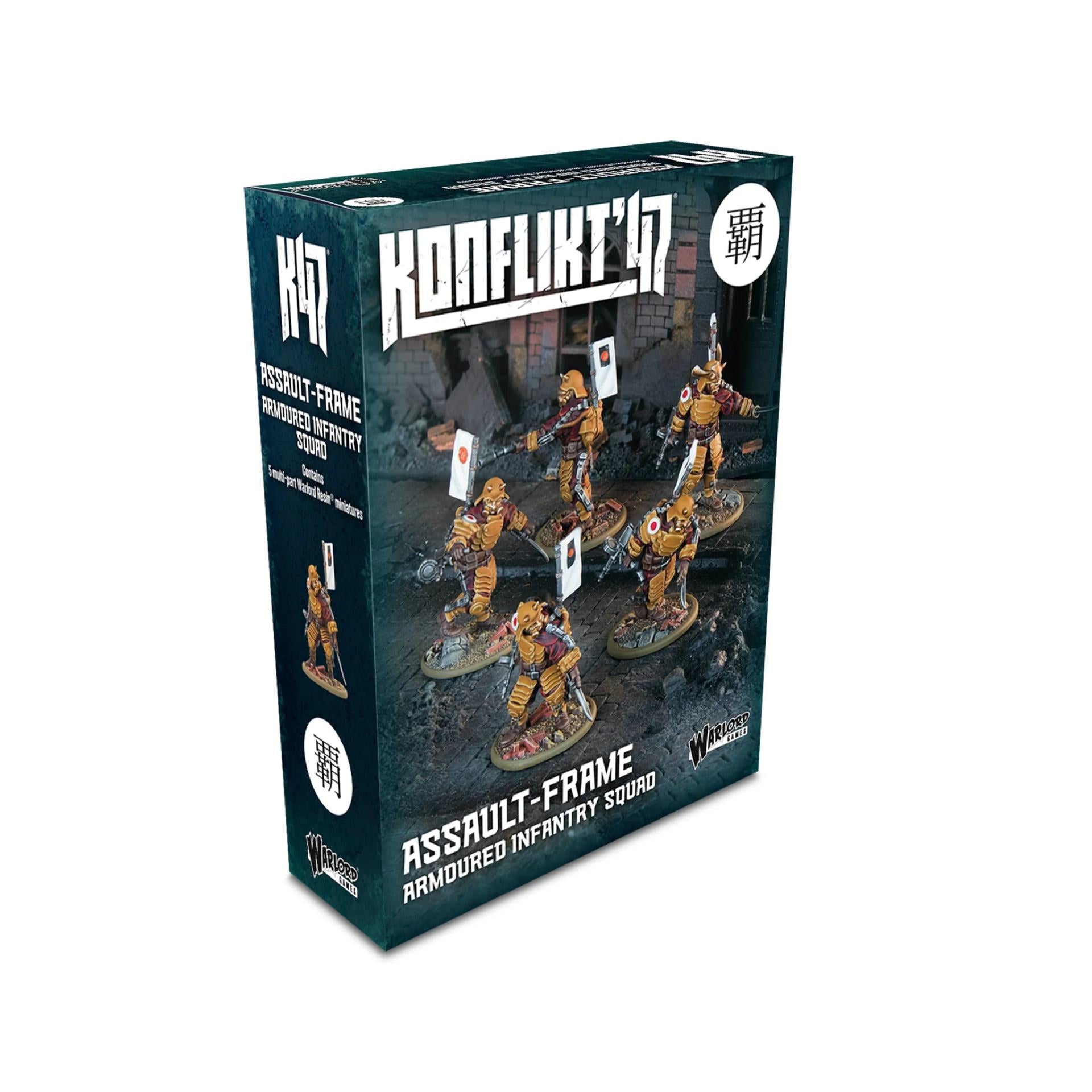 KONFLIKT 47 EMPIRE OF JAPAN ASSAULT-FRAME ARMOURED INFANTRY SQUAD Frikytopia