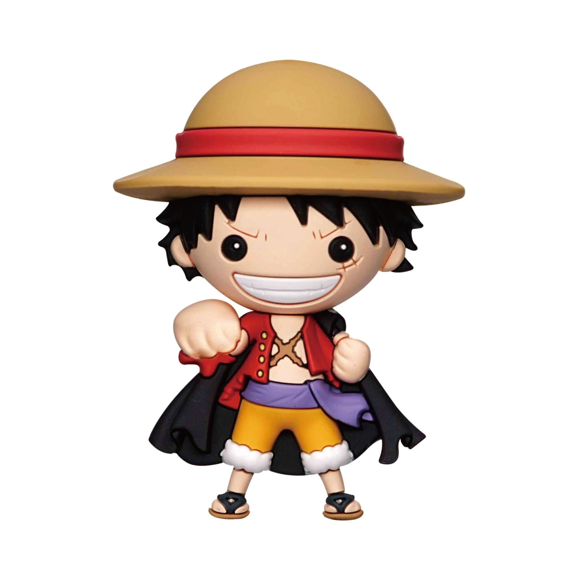 ONE PIECE LUFFY WITH CAPE 3D FOAM Imán Frikytopia