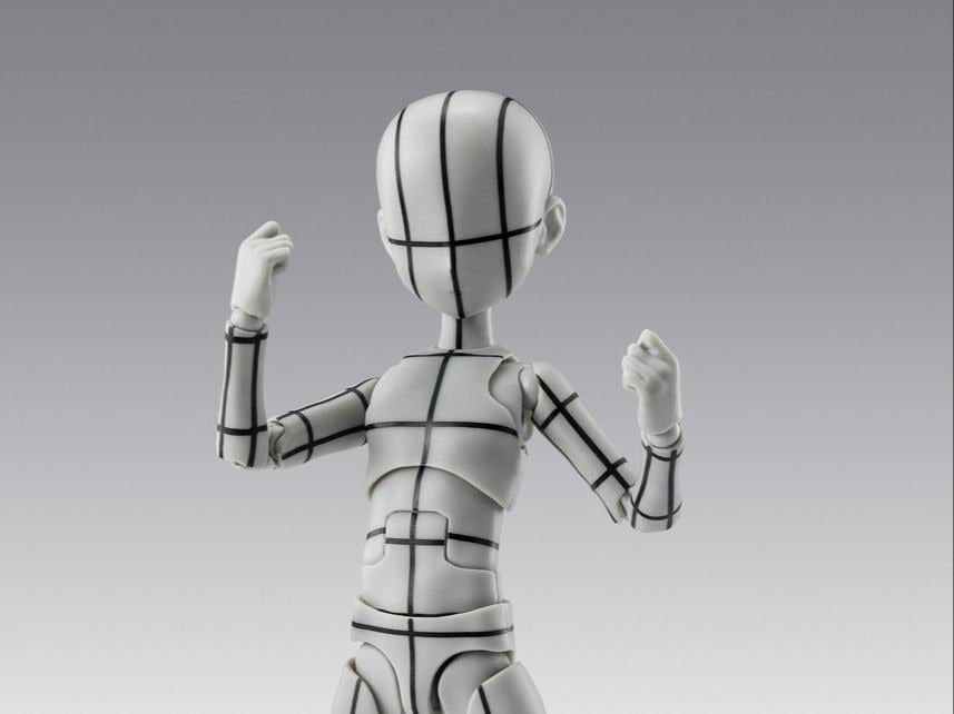 Figura tamashii nations body - kun ken sugimori edition wireframe gray color ver.
