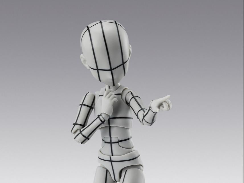 Figura tamashii nations body - chan ken sugimori edition wireframe gray color ver.