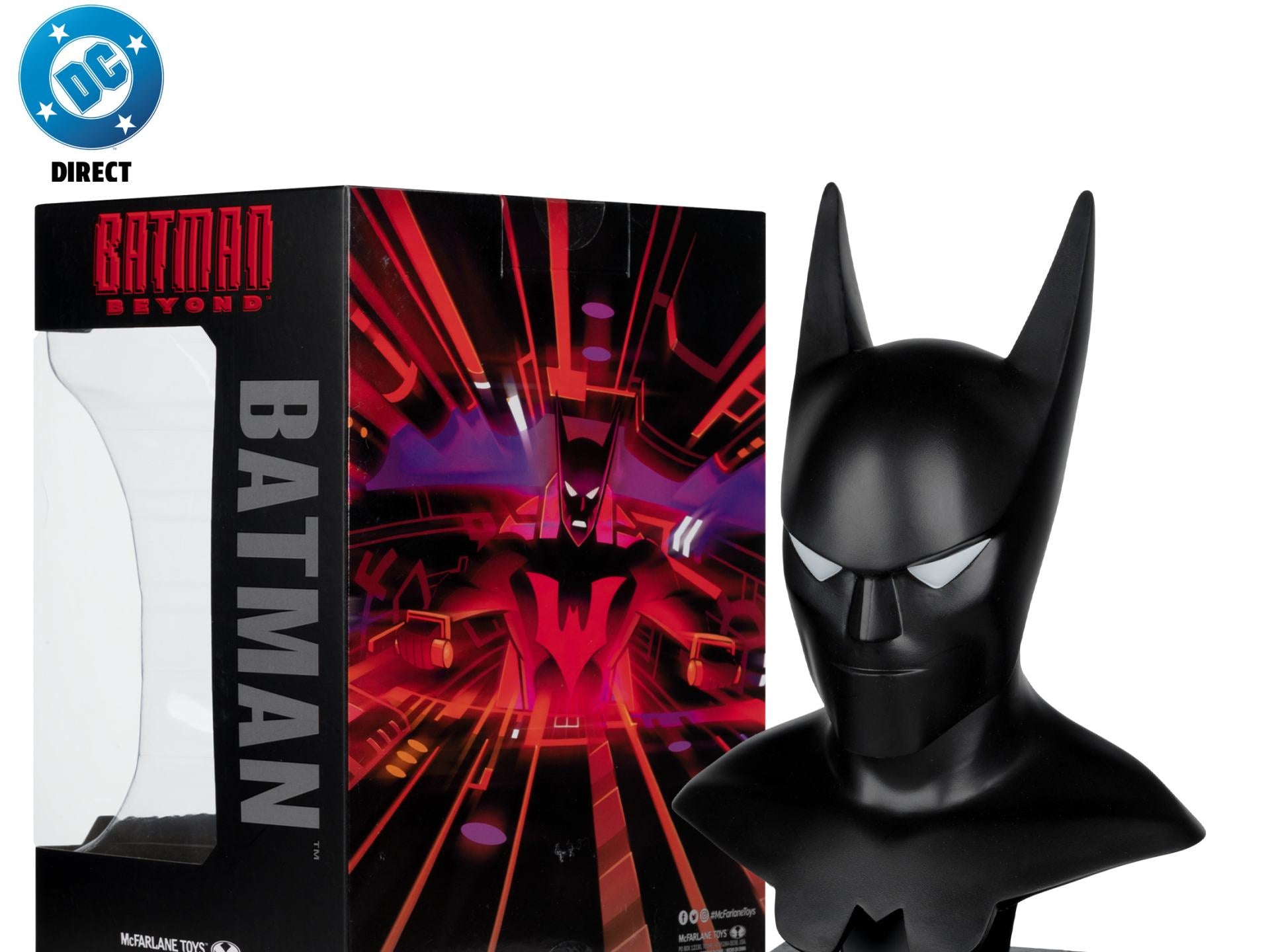 DC Direct Réplica 1/3 Batman Cowl (Batman Beyond Animated) 18 cm&nbsp;