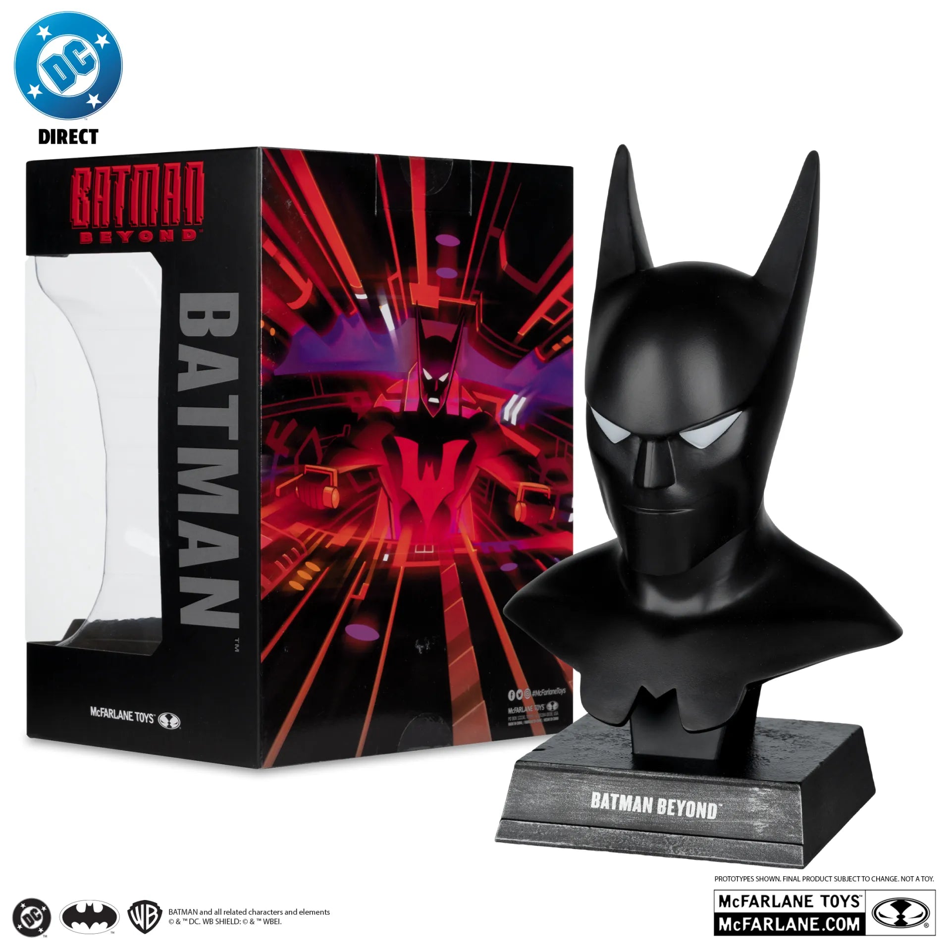 DC Direct Réplica 1/3 Batman Cowl (Batman Beyond Animated) 18 cm&nbsp;