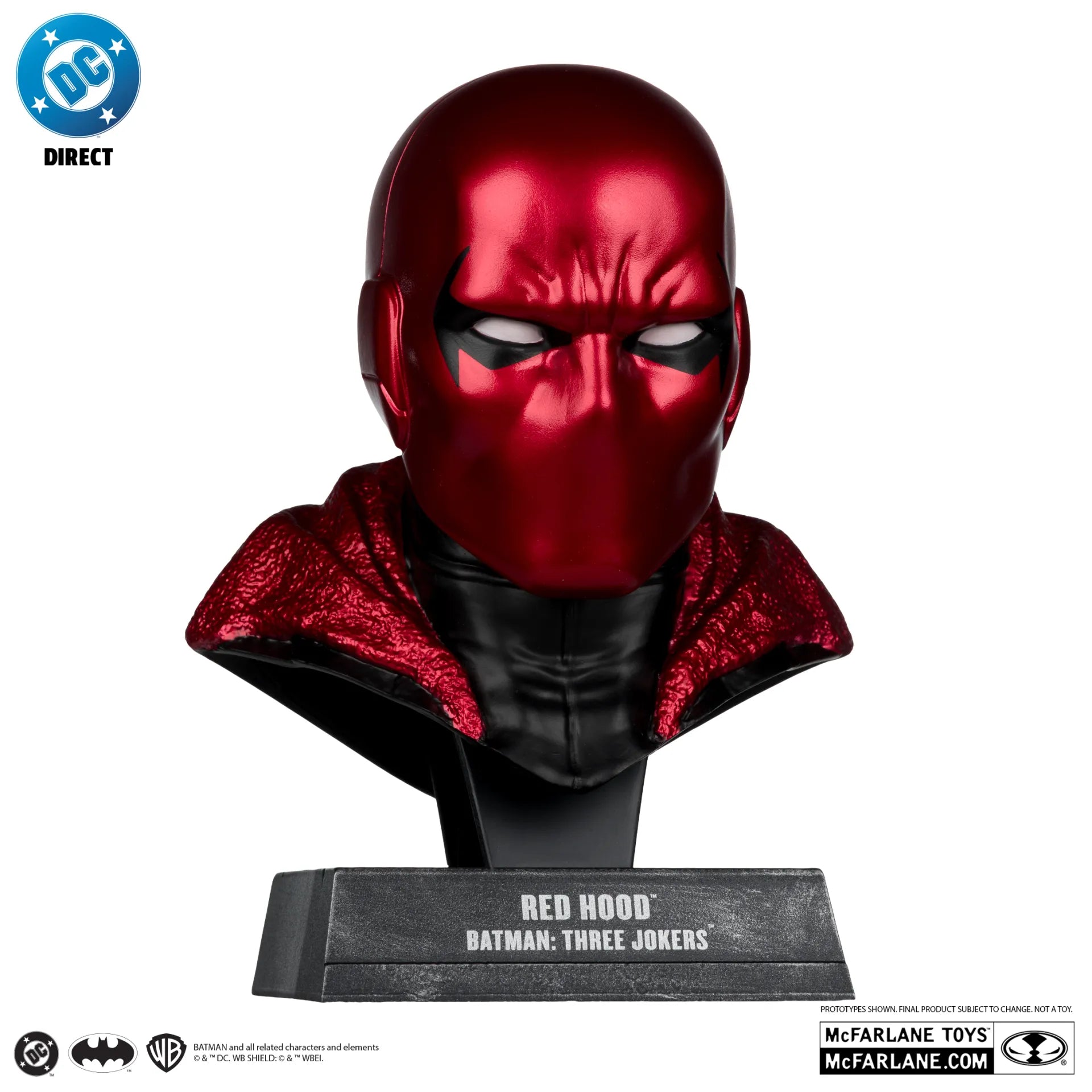 DC Direct Réplica 1/3 Red Hood Cowl (Batman: Three Jokers) 18 cm&nbsp;