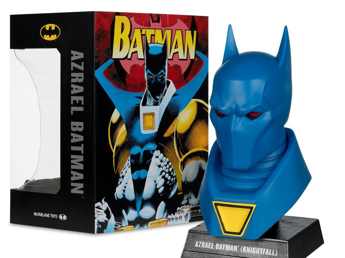 Batman DC Direct Mini-Réplica 1/3 Azrael Batman Máscara (Batman: Knightfall) (Gold Label Collection) 18 cm