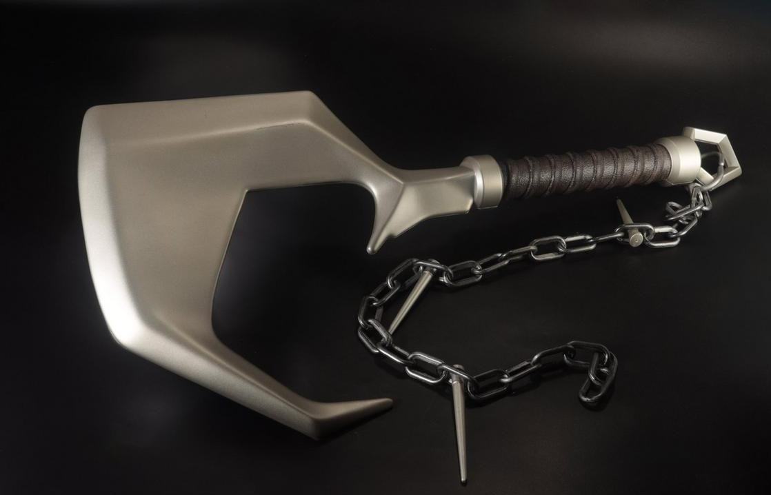 DC Direct Réplica a escala 1/1 Lobos Hook (Supergirl Movie)