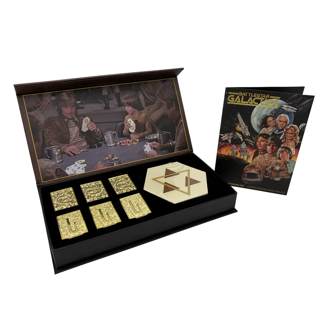 BATTLESTAR GALACTICA CUBITS & PYRAMID SET LIMITED EDITION PROP Réplica
