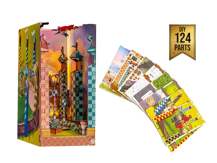 Harry Potter Maqueta Book Nook Tiny Adventures Campo de Quidditch 23 cm