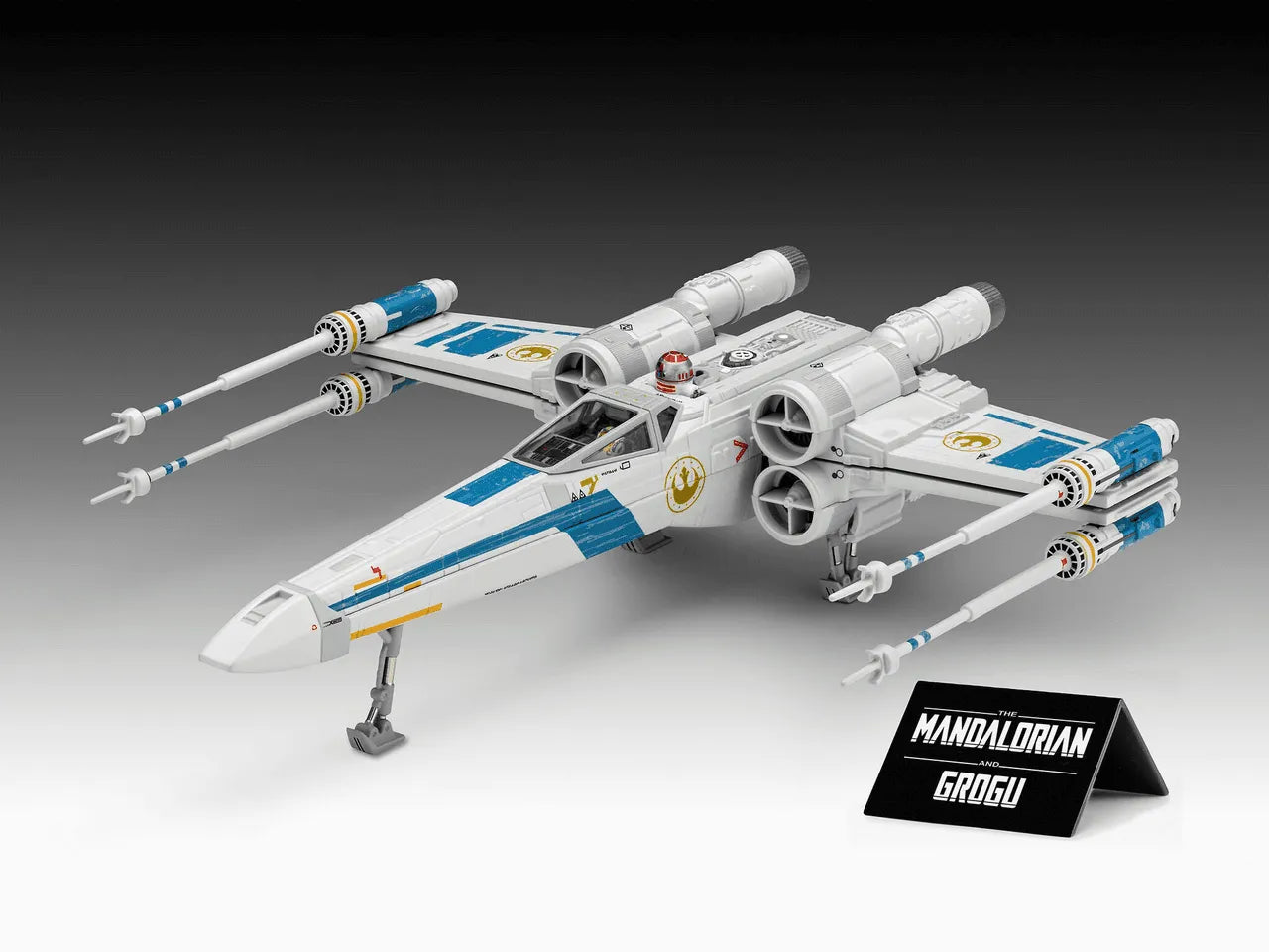 THE MANDALORIAN AND GROGU NEW REPUBLIC X-WING MK