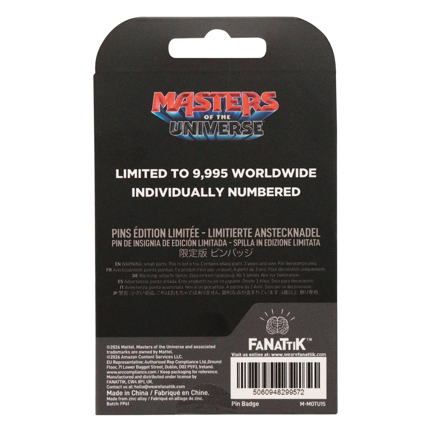 Masters of the Universe 2026 Chapa He-Man Limited Edition