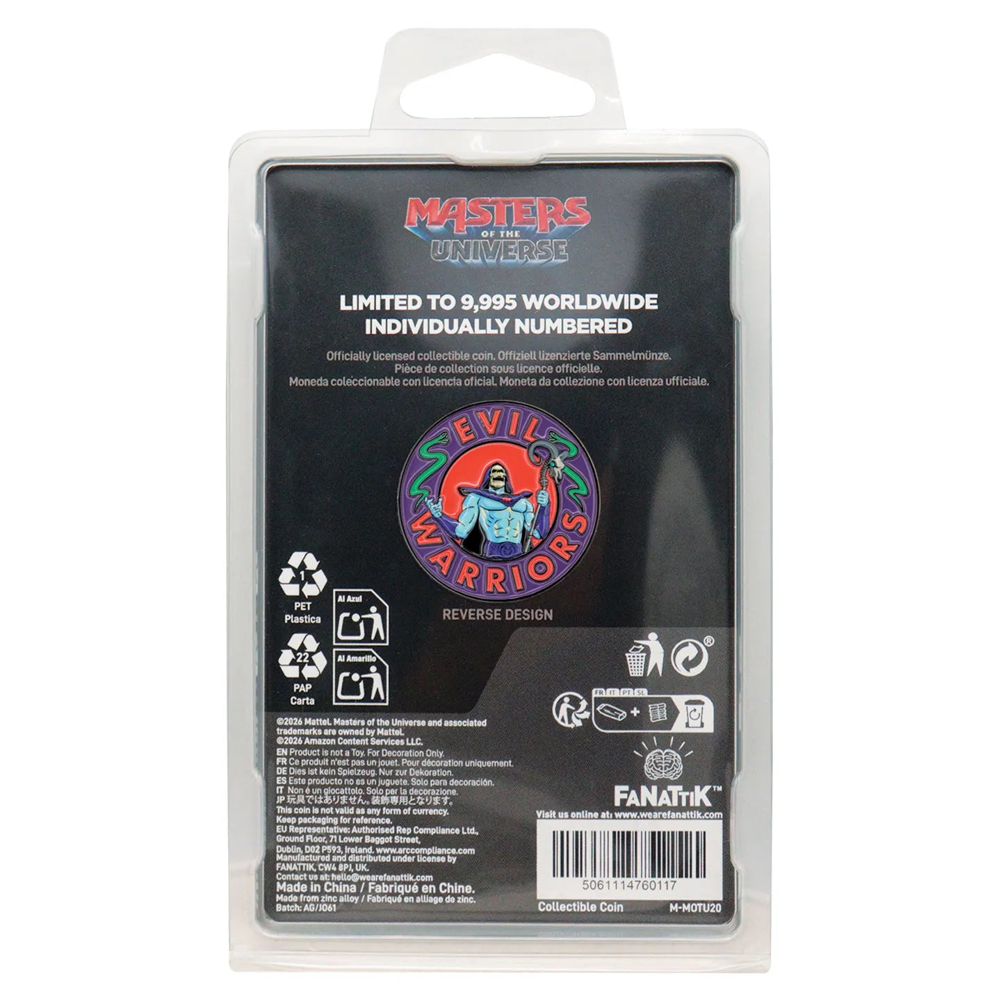Masters of the Universe 2026 Moneda He-Man & Skeletor Limited Edition