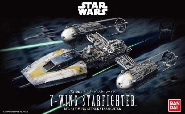 Star Wars Maqueta 1/72 Y-Wing Starfighter 22 cm