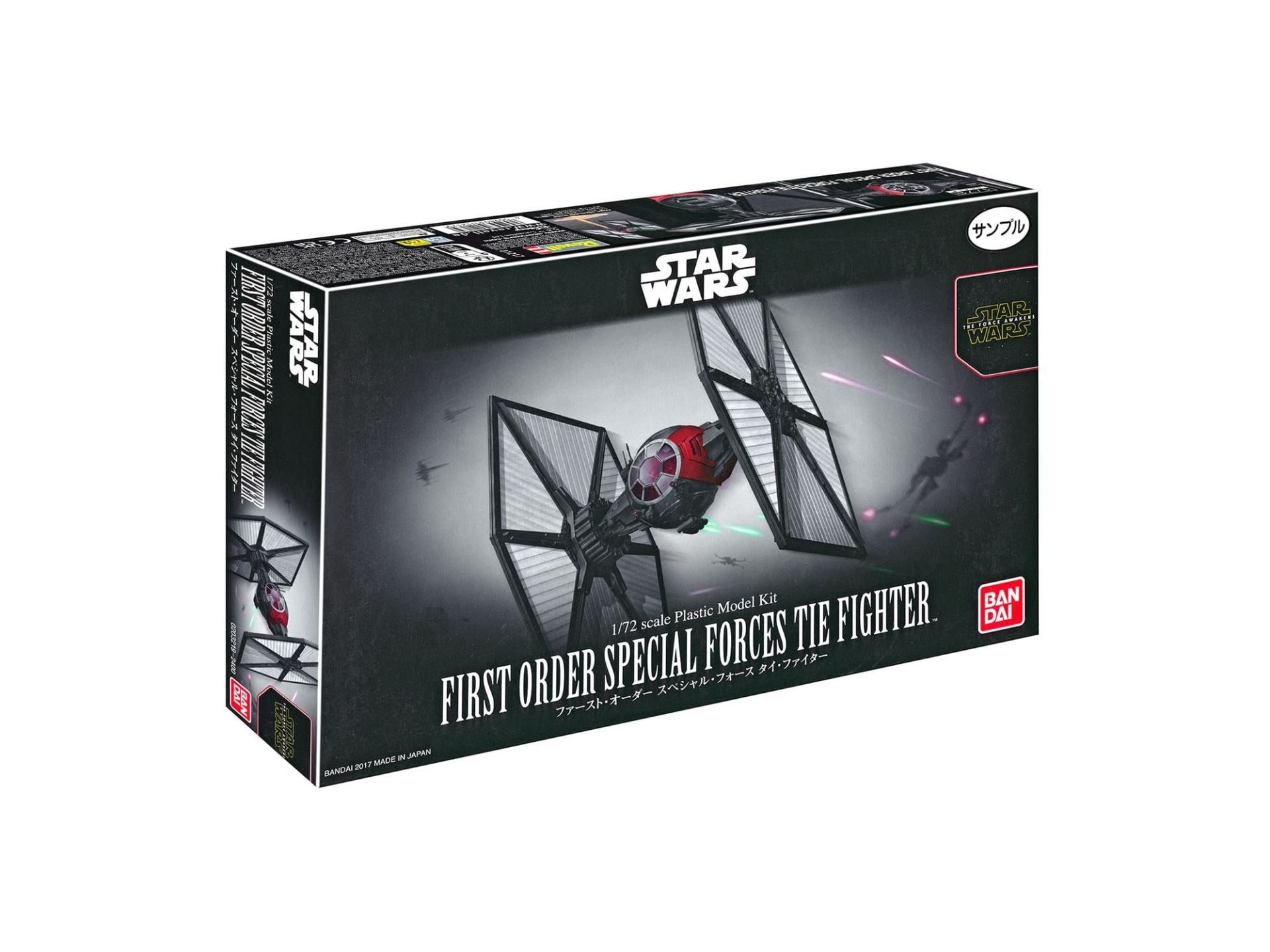 Star Wars Kit de maquetas 1/72 First Order Special Forces TIE Fighter 16 cm