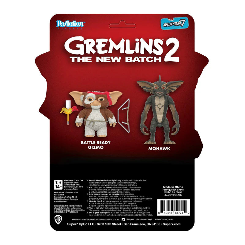 GREMLINS REACTION MOHAWK (CHARACTER CARD) Figuras