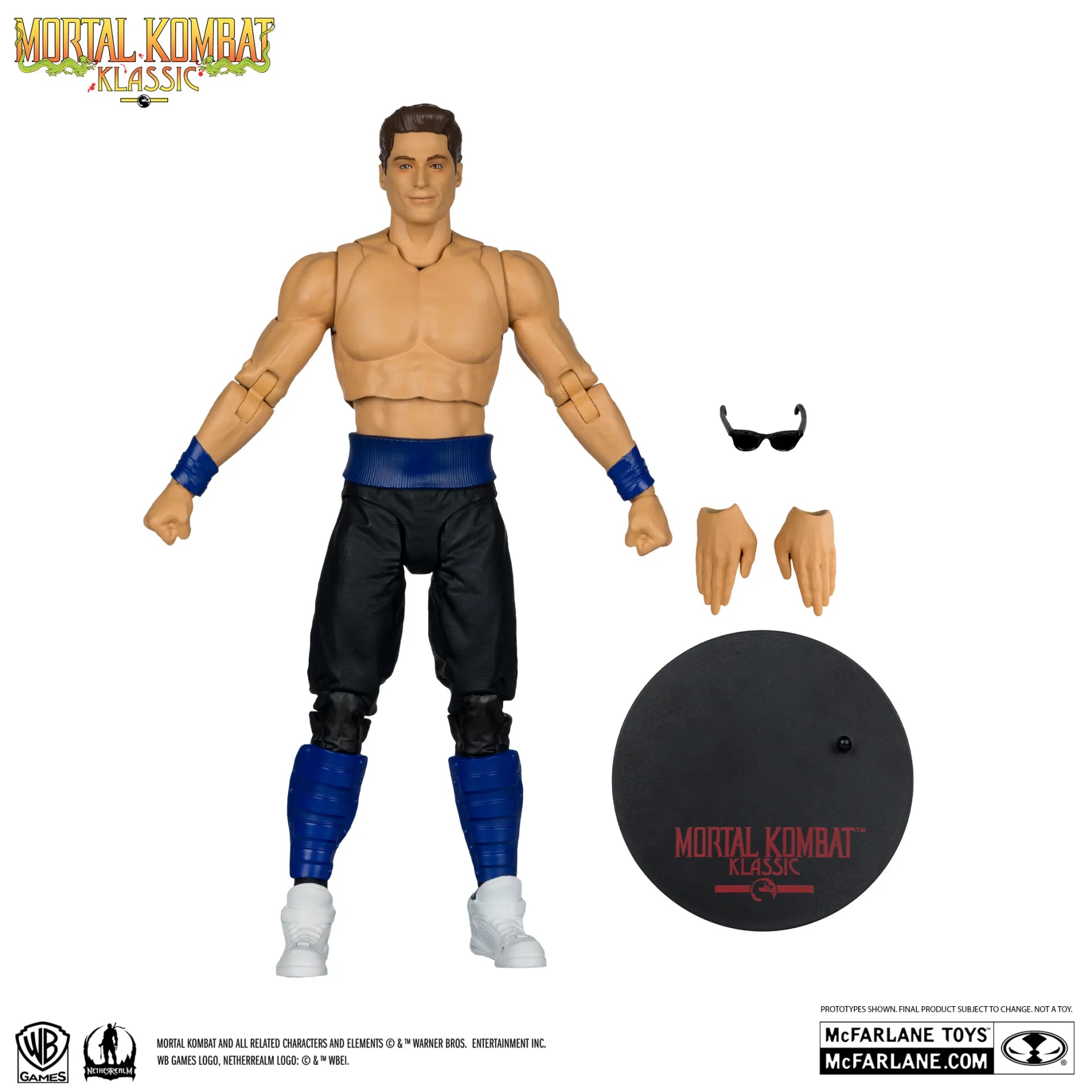 MORTAL KOMBAT KLASSICS  7INCH  WAVE 4 JOHNNY CAGE ACTION Figura