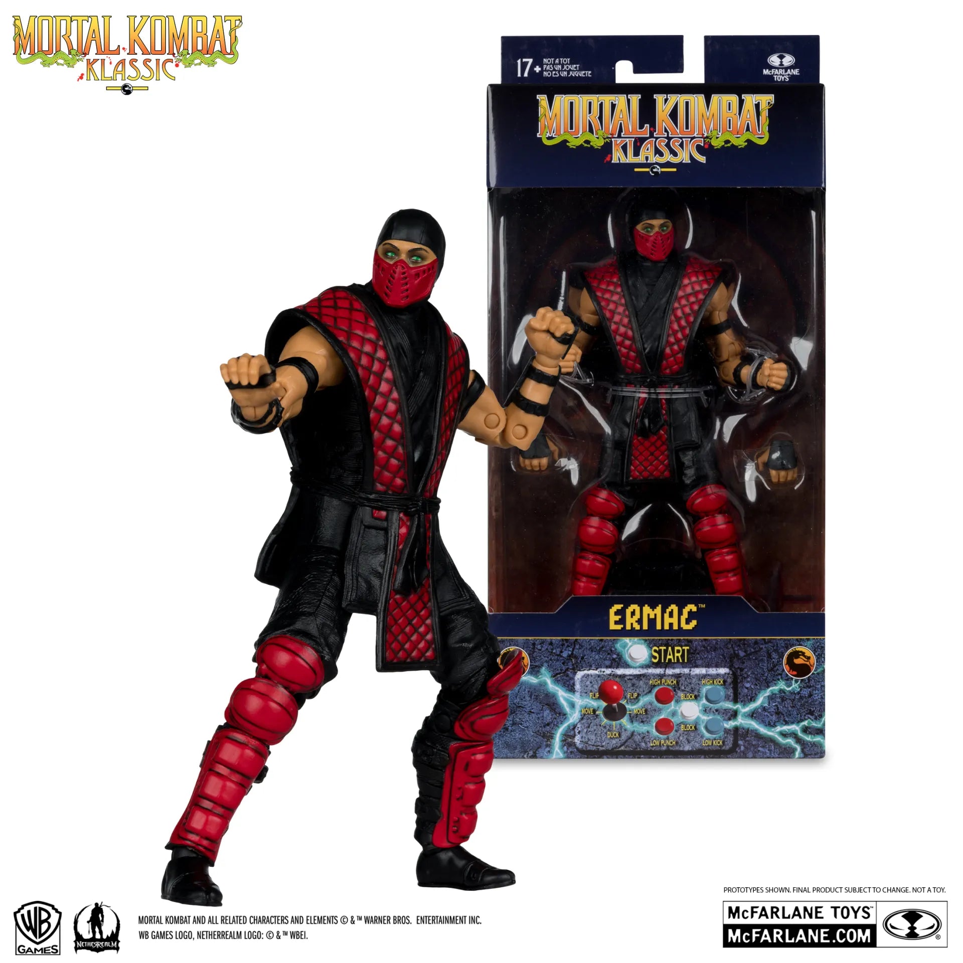 MORTAL KOMBAT KLASSICS  7INCH  WAVE 4 ERMAC ACTION Figura