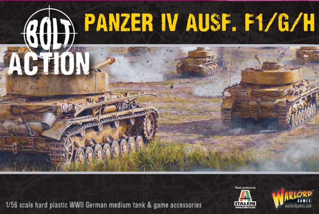 BOLT ACTION PANZER IV AUSF F1/G/H MEDIUM TANK Frikytopia