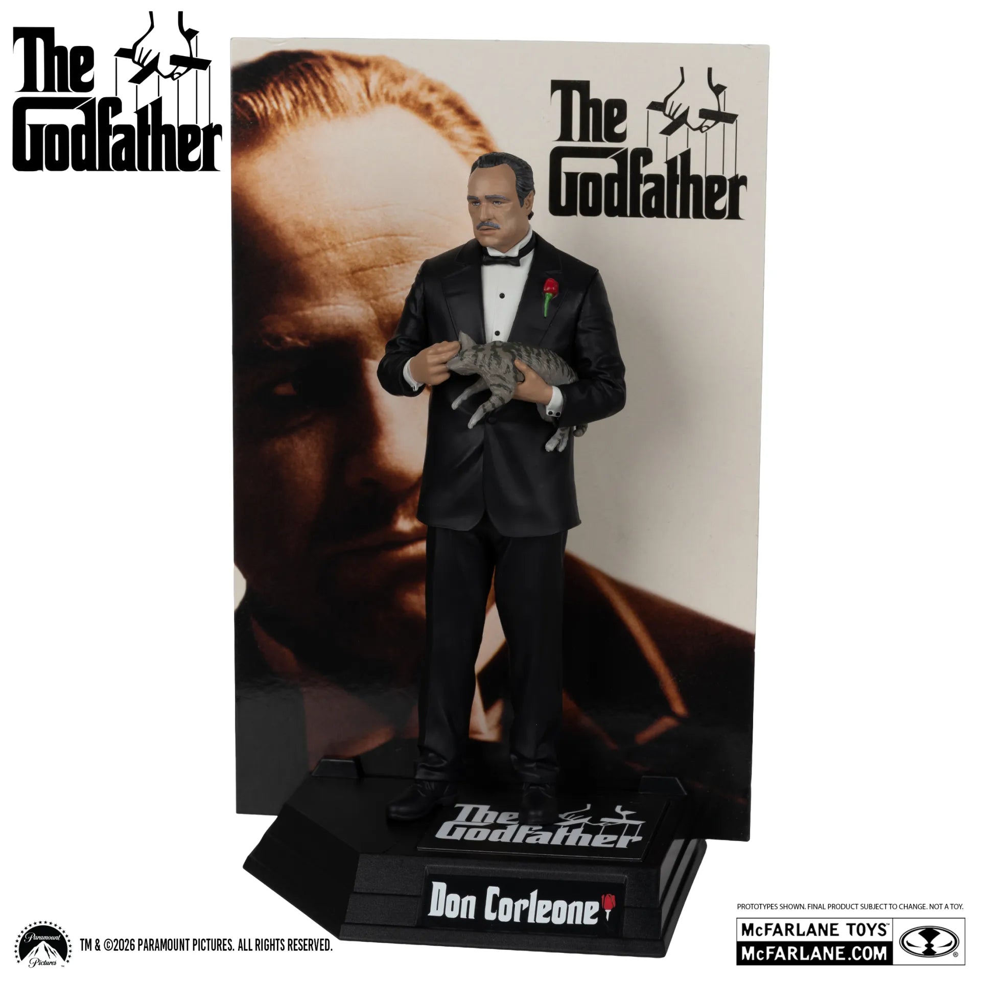 El Padrino Movie Maniacs Figura Don Corleone 17 cm