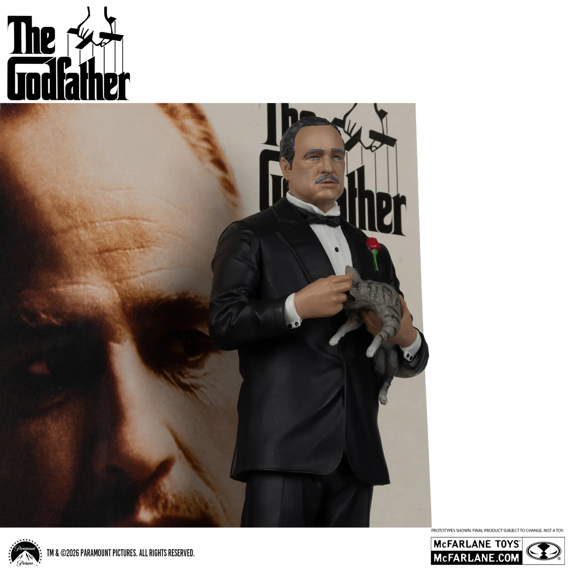 El Padrino Movie Maniacs Figura Don Corleone 17 cm