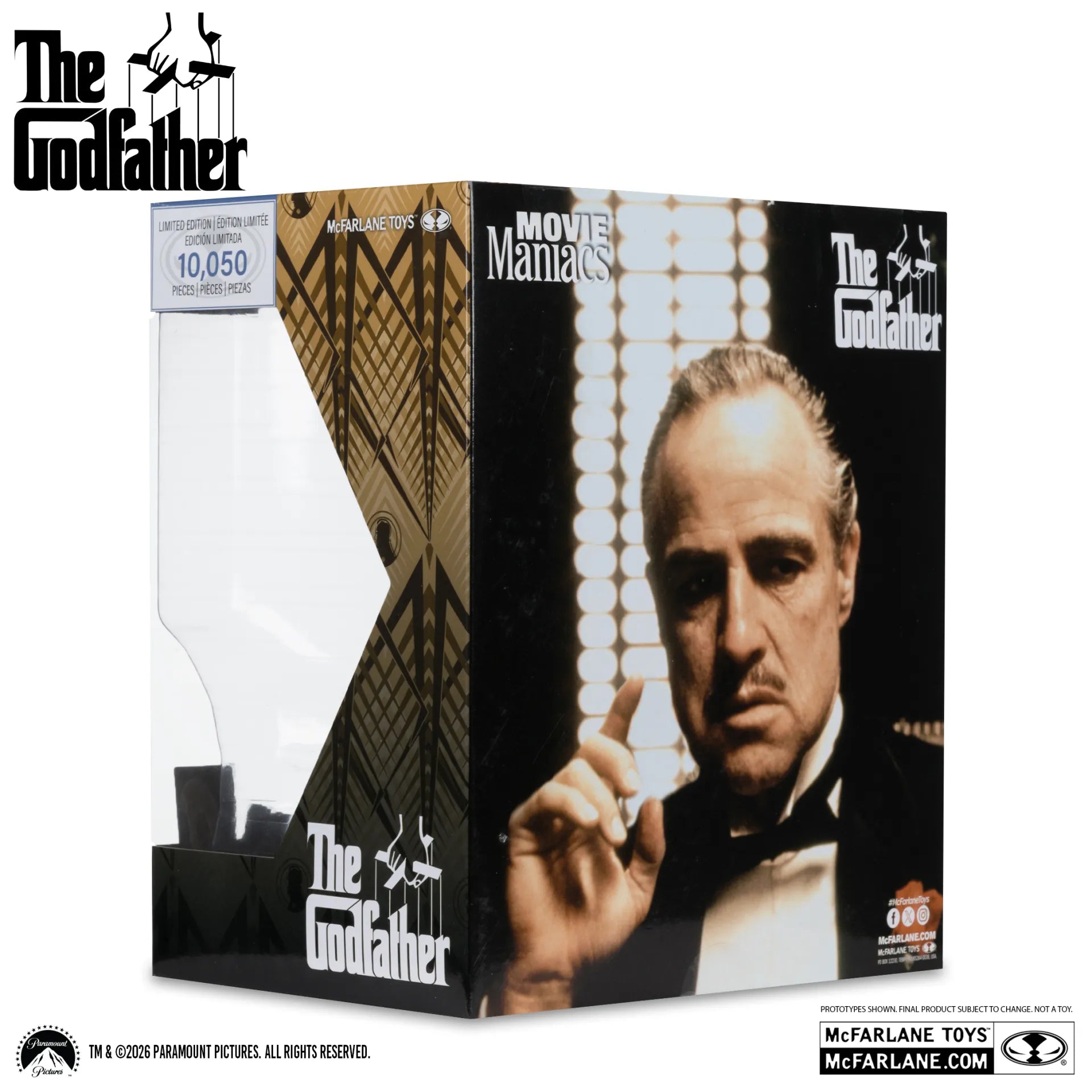 El Padrino Movie Maniacs Figura Don Corleone 17 cm