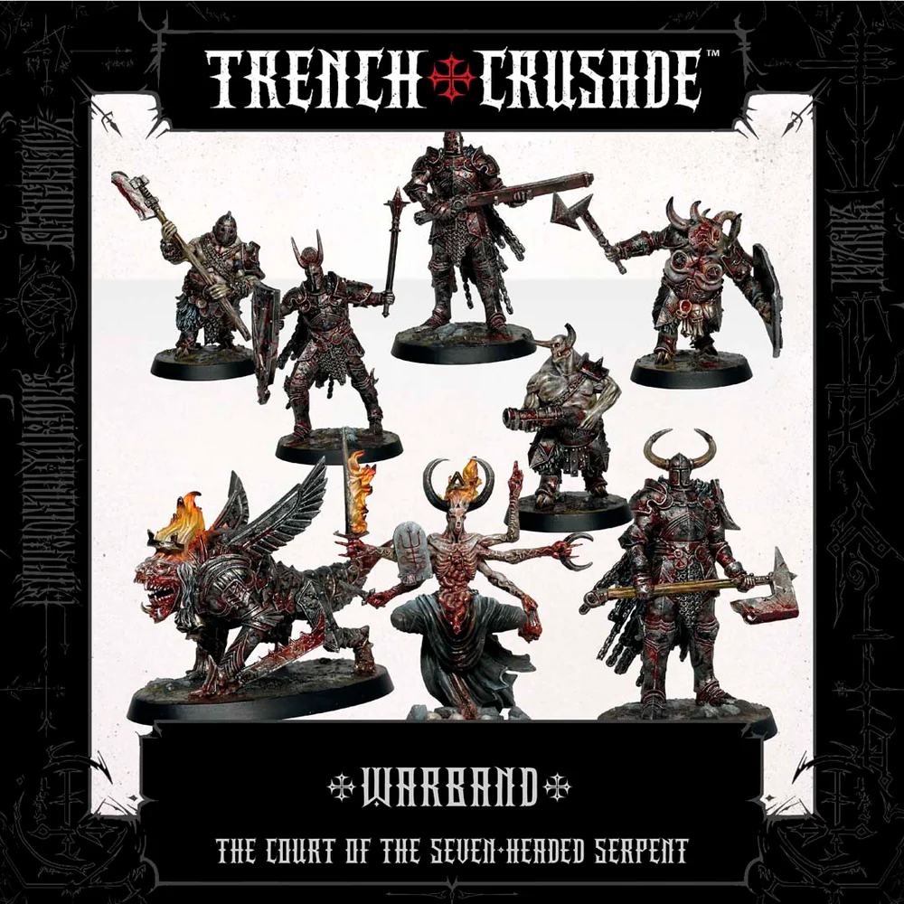 TRENCH CRUSADE COURT OF THE SEVEN HEADED SERPENT WARBAND Frikytopia