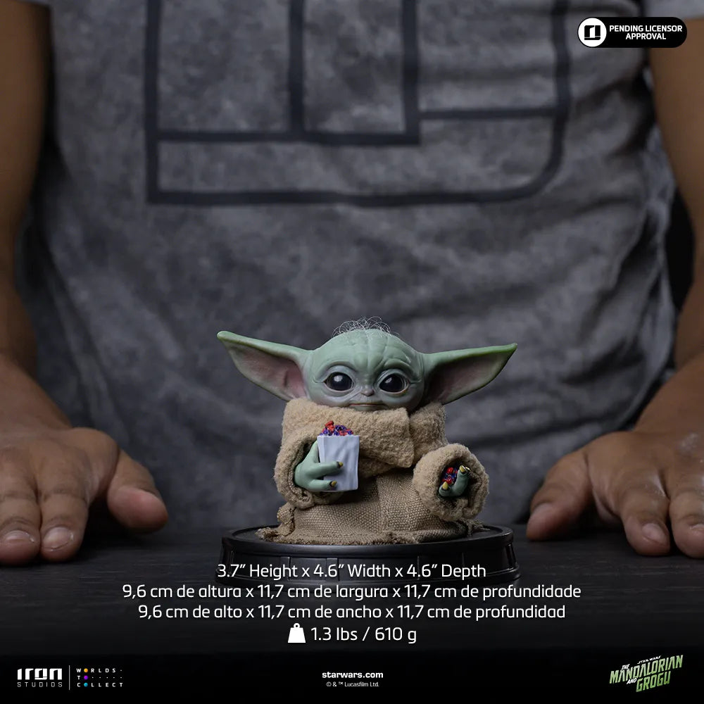 MANDALORIAN & GROGU MOVIE GROGU POPCORN TIME 1/4 LEGACY Estatua