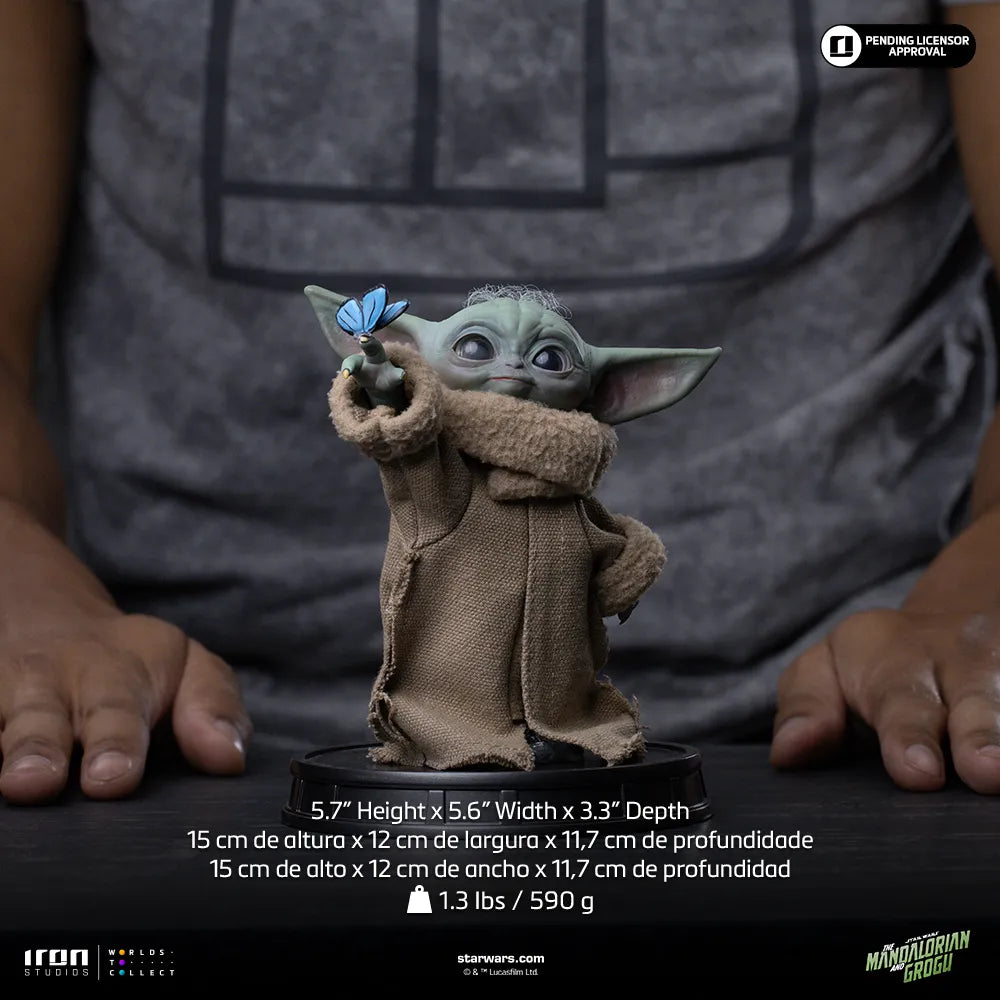 MANDALORIAN & GROGU MOVIE GROGU BUTTERFLY WONDER 1/4 LEGACY Estatua