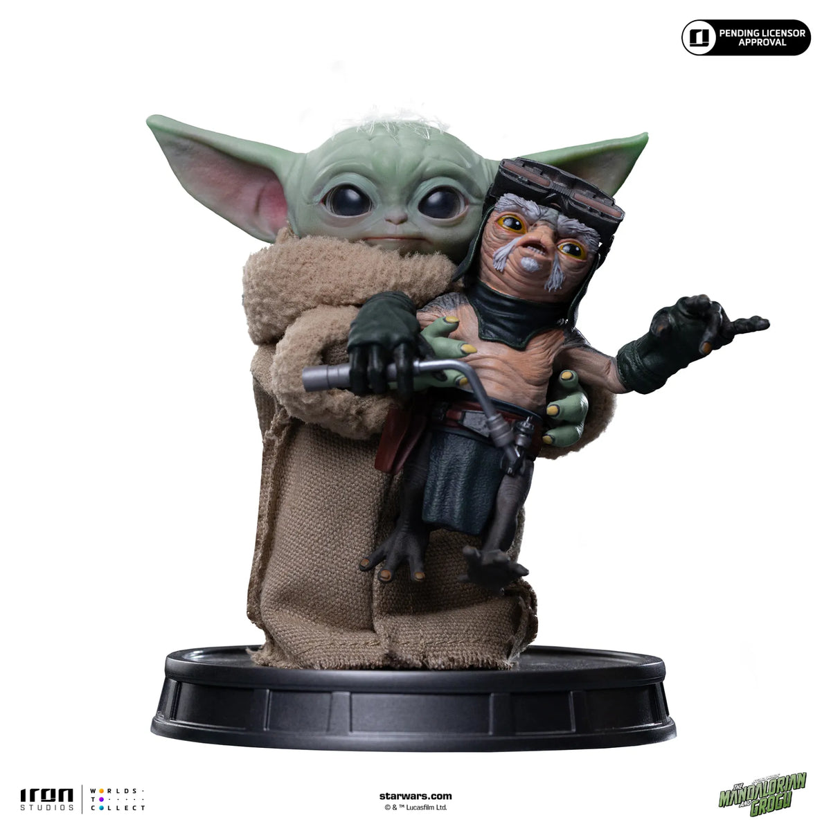 MANDALORIAN & GROGU MOVIE GROGU NO SQUEEZY 1/4 LEGACY Estatua