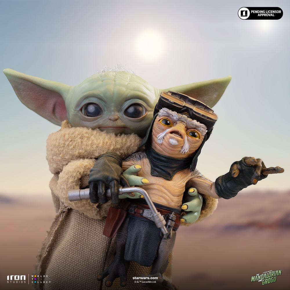 MANDALORIAN & GROGU MOVIE GROGU NO SQUEEZY 1/4 LEGACY Estatua