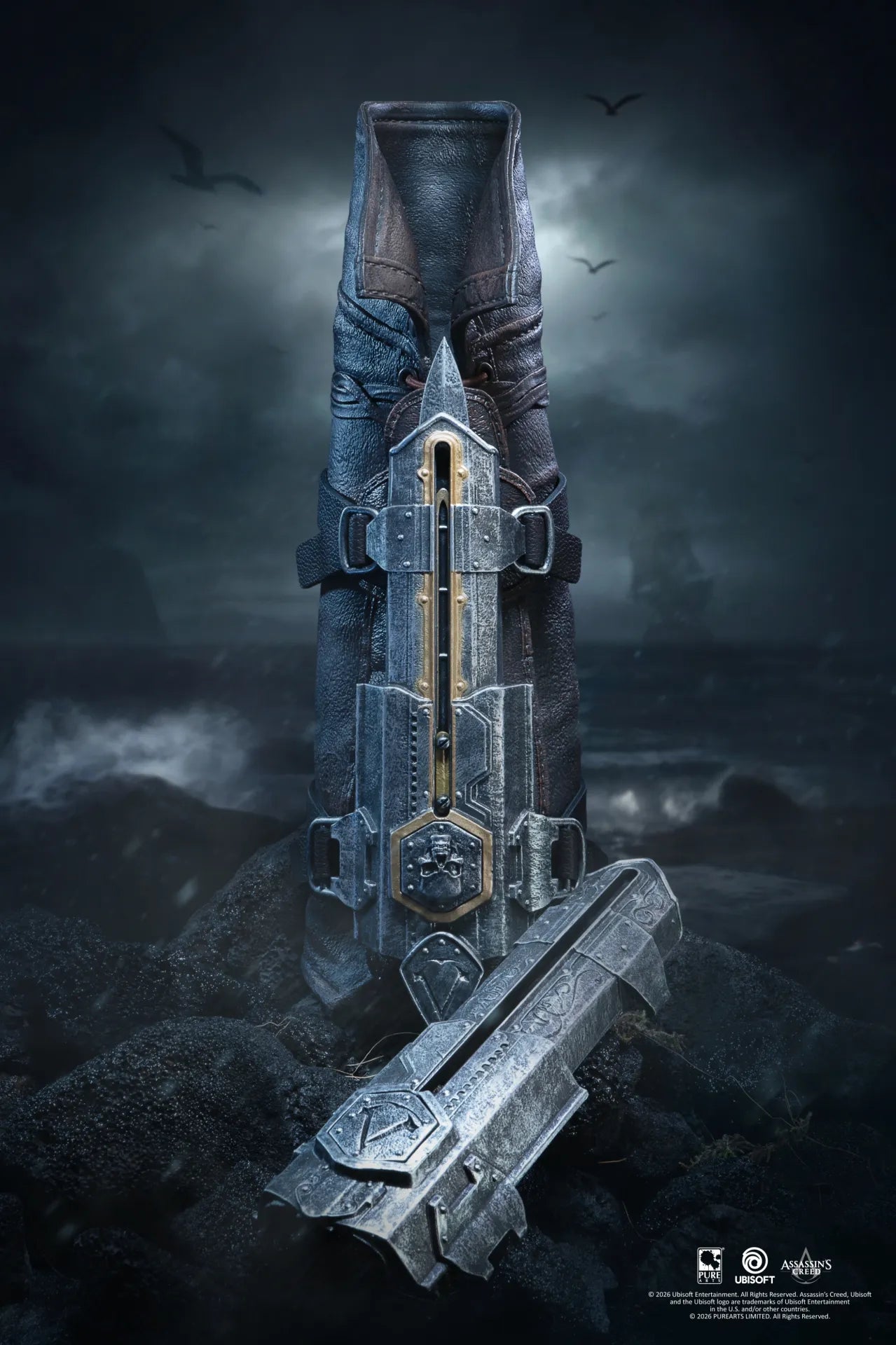 ASSASSIN’S CREED BLACK FLAG RESYNCED EDWARD KENWAY HIDDEN BLADE Réplica