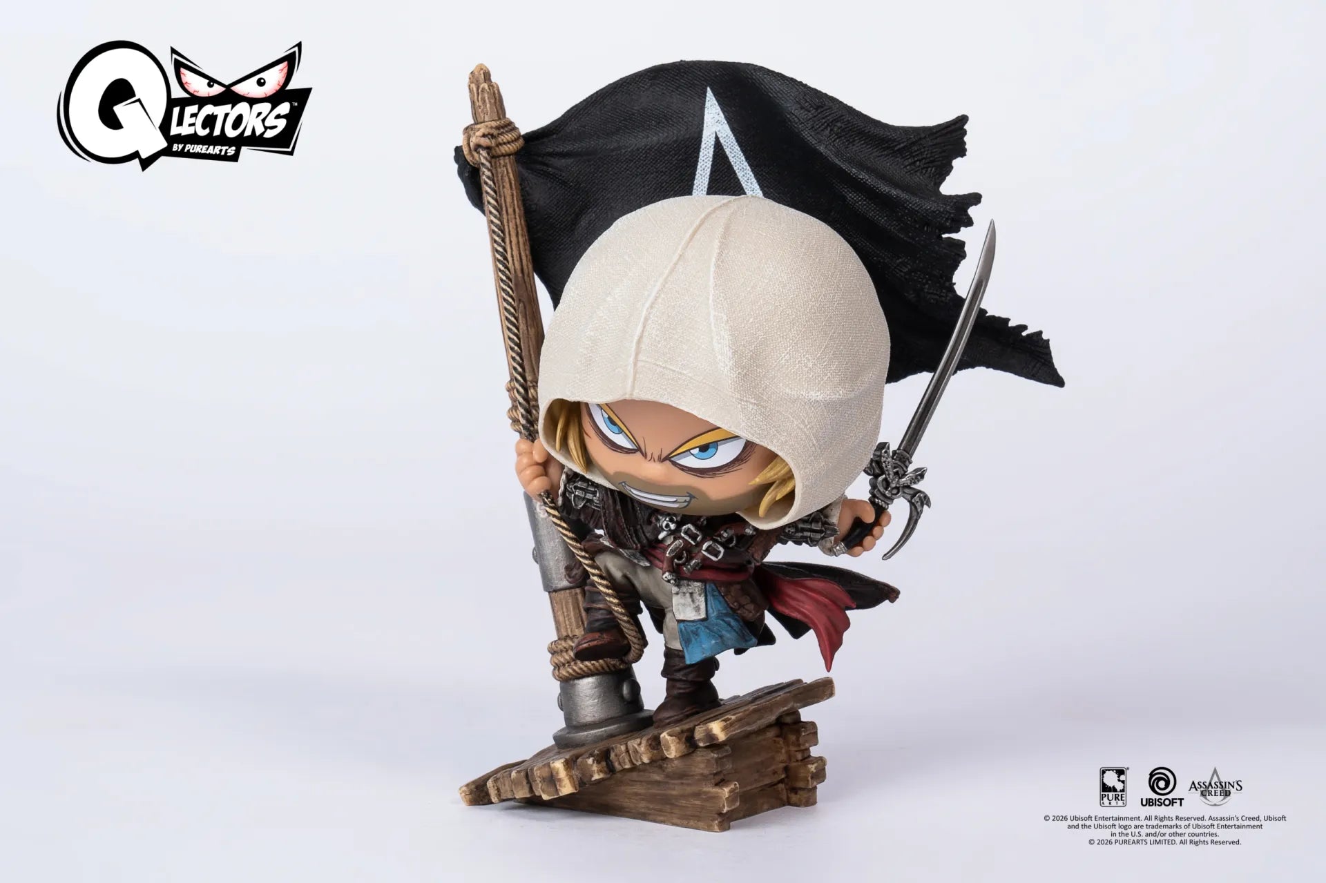 ASSASSIN’S CREED BLACK FLAG RESYNCED EDWARD KENWAY QLECTORS Figura