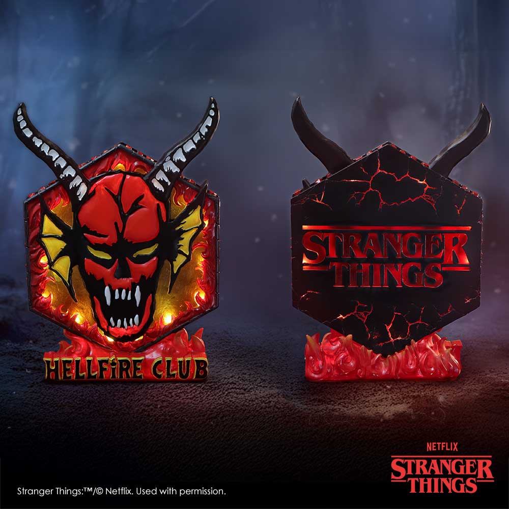 STRANGER THINGS HELLFIRE CLUB USB Lámpara
