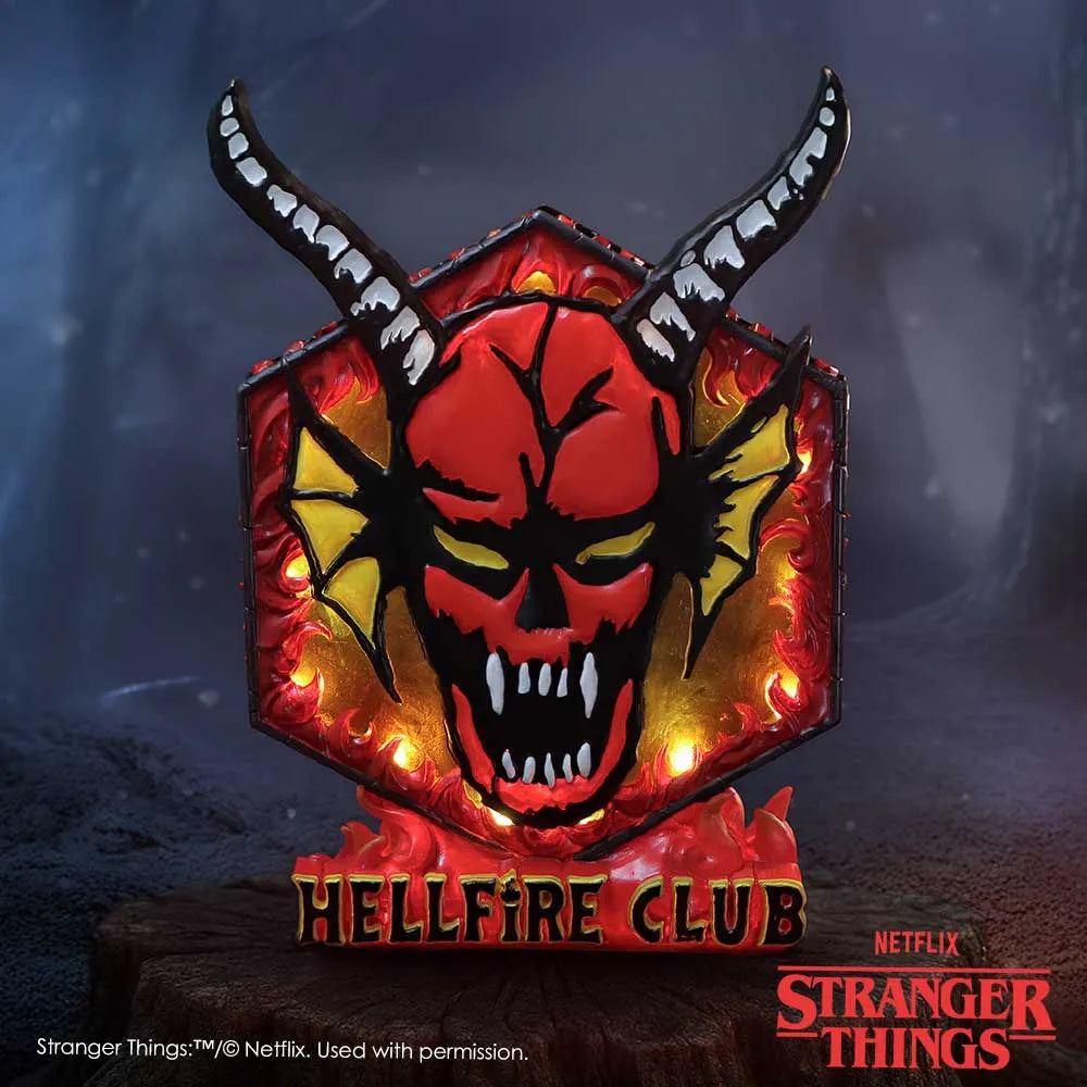 STRANGER THINGS HELLFIRE CLUB USB Lámpara
