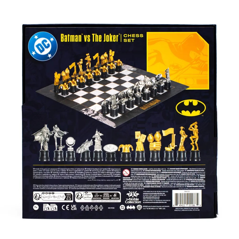 DC Comics Juego de Ajedrez Batman vs. The Joker 47 cm