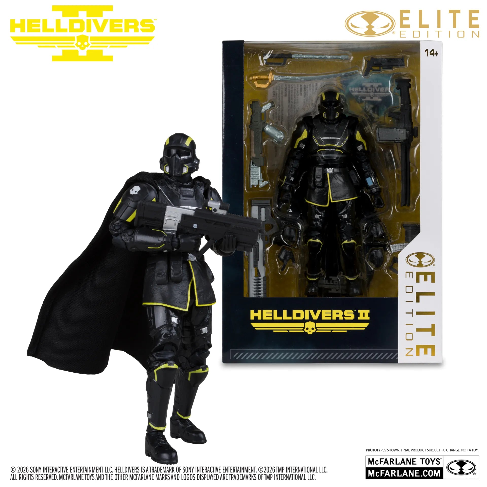 MCFARLANE ELITE  7INCH  HELLDIVERS 2 B-01 TACTICAL ACTION Figura