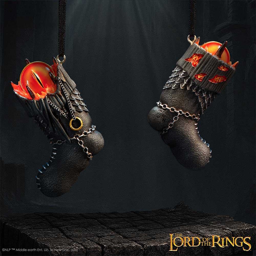 THE LORD OF THE RINGS SAURON STOCKING HANGING ORNAMENT Frikytopia