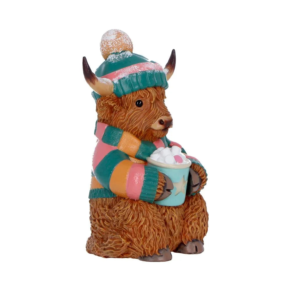 WINTER HIGHLAND COW HOT COCOA Figura