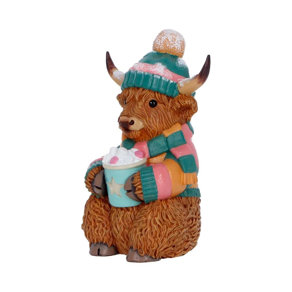 WINTER HIGHLAND COW HOT COCOA Figura