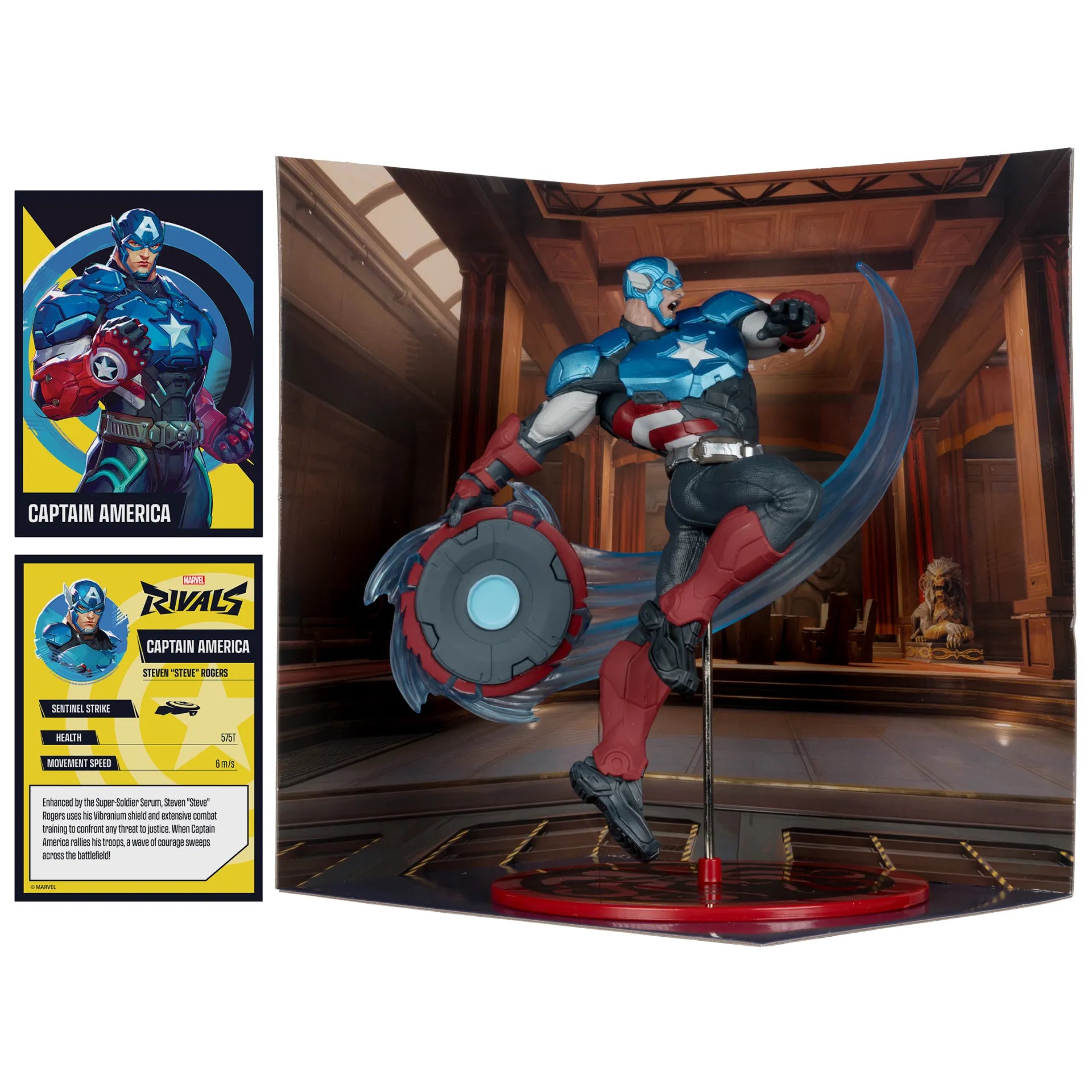 Marvel Rivals Collection Figura 1/10 Captain America 20 cm