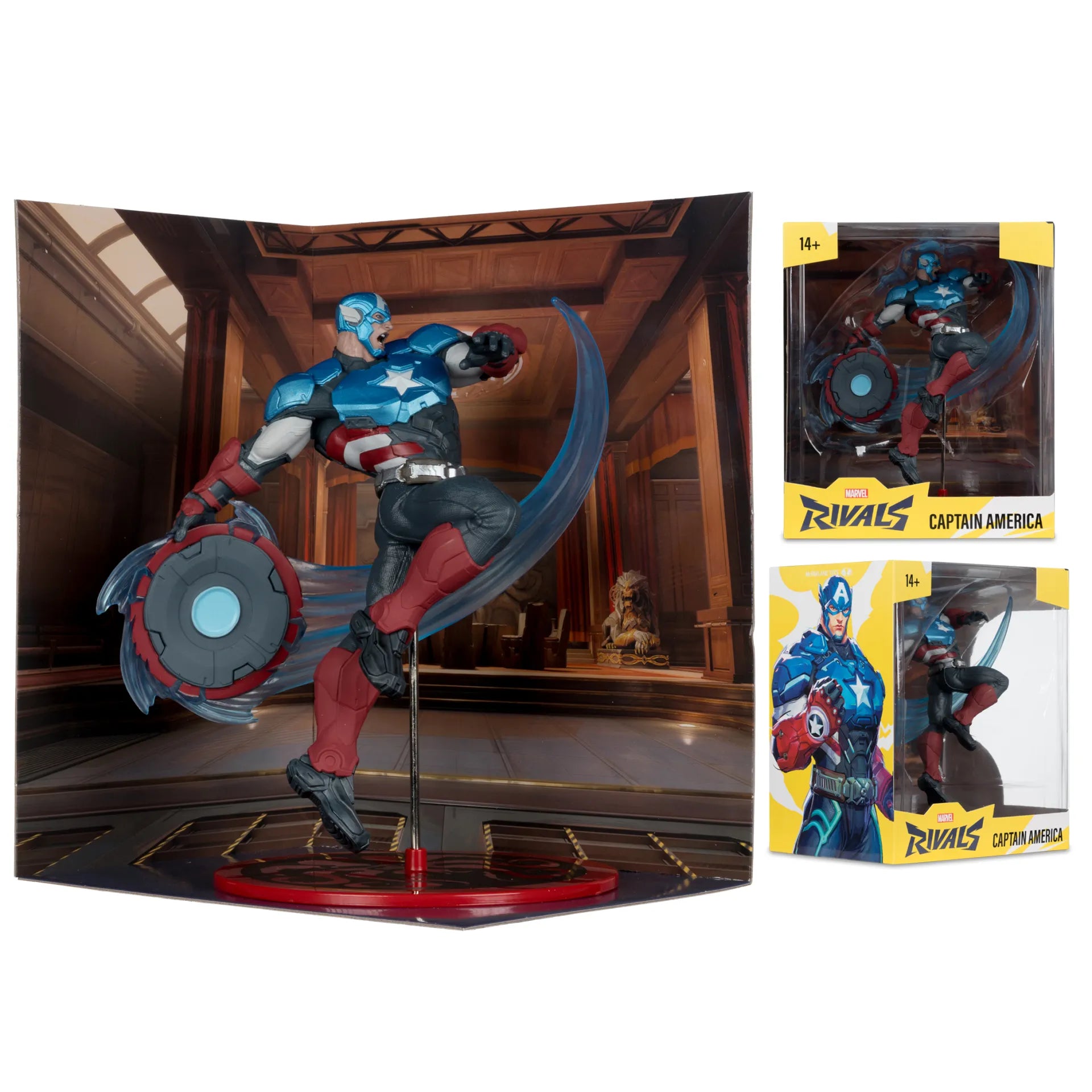 Marvel Rivals Collection Figura 1/10 Captain America 20 cm