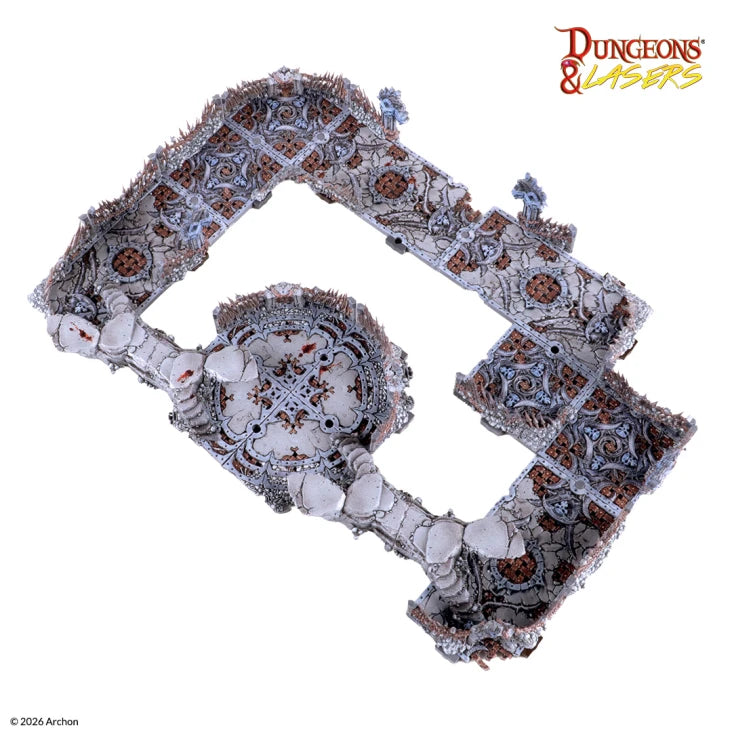 DUNGEONS & LASERS COMBAT ARENA PRISMACAST PRE-PAINTED
