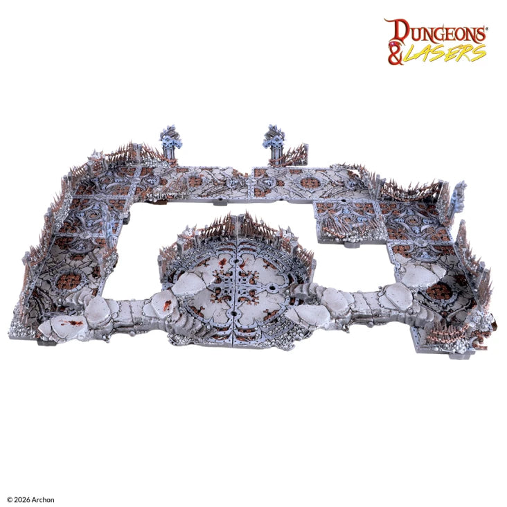 DUNGEONS & LASERS COMBAT ARENA PRISMACAST PRE-PAINTED