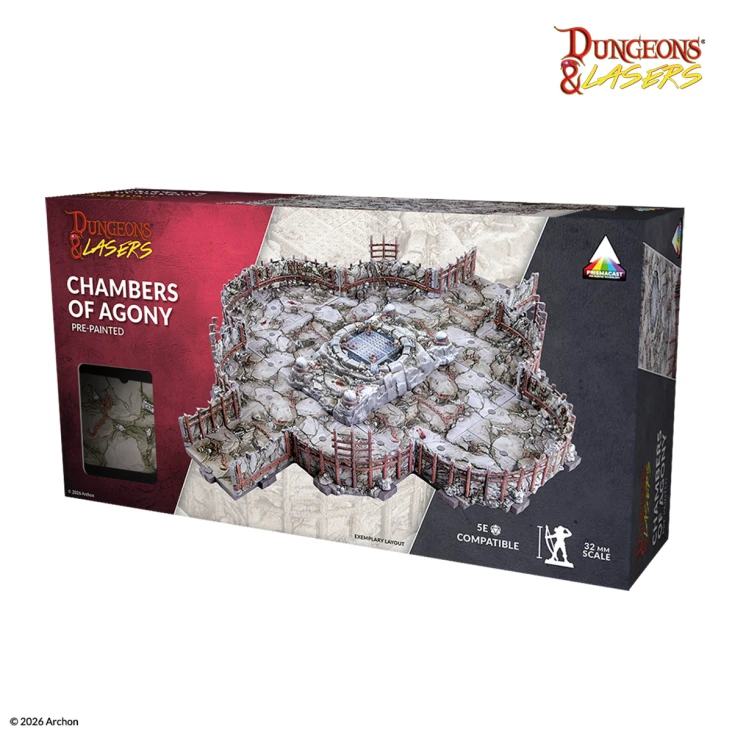 DUNGEONS & LASERS CHAMBERS OF AGONY PRISMACAST PRE-PAINTED