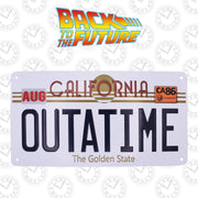 BACK TO THE FUTURE - LICENSE PLATE OFFICIAL Réplica