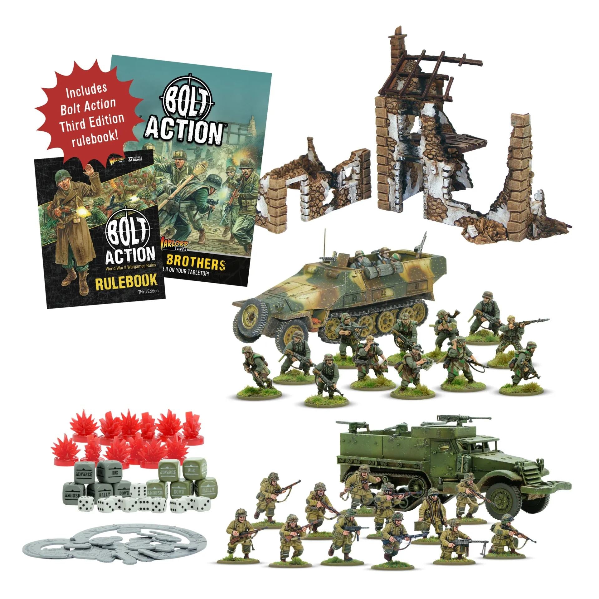 BOLT ACTION 3 STARTER SET BAND OF BROTHERS Frikytopia