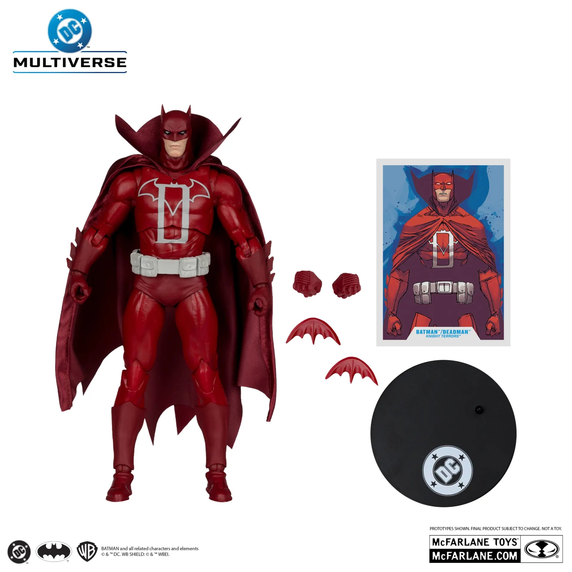 DC MULTIVERSE 7INCH BATMAN/DEADMAN KNIGHT TERRORS ACTION Figura